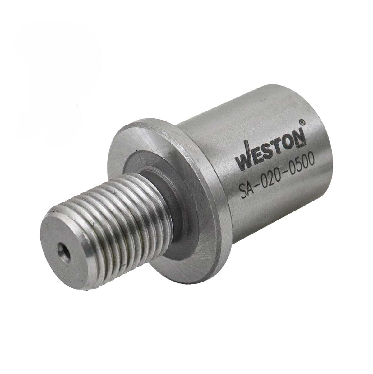 Adaptador de zanco industrial Weston para taladro magnético de vástago Weldon de 3/4 de pulgada a rosca de 1/2