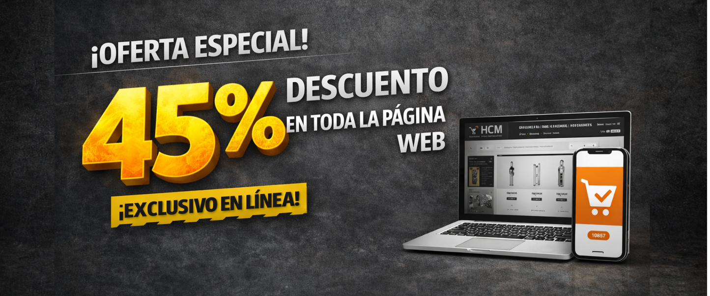 45% de descuento en toda la página web, oferta especial exclusiva en línea