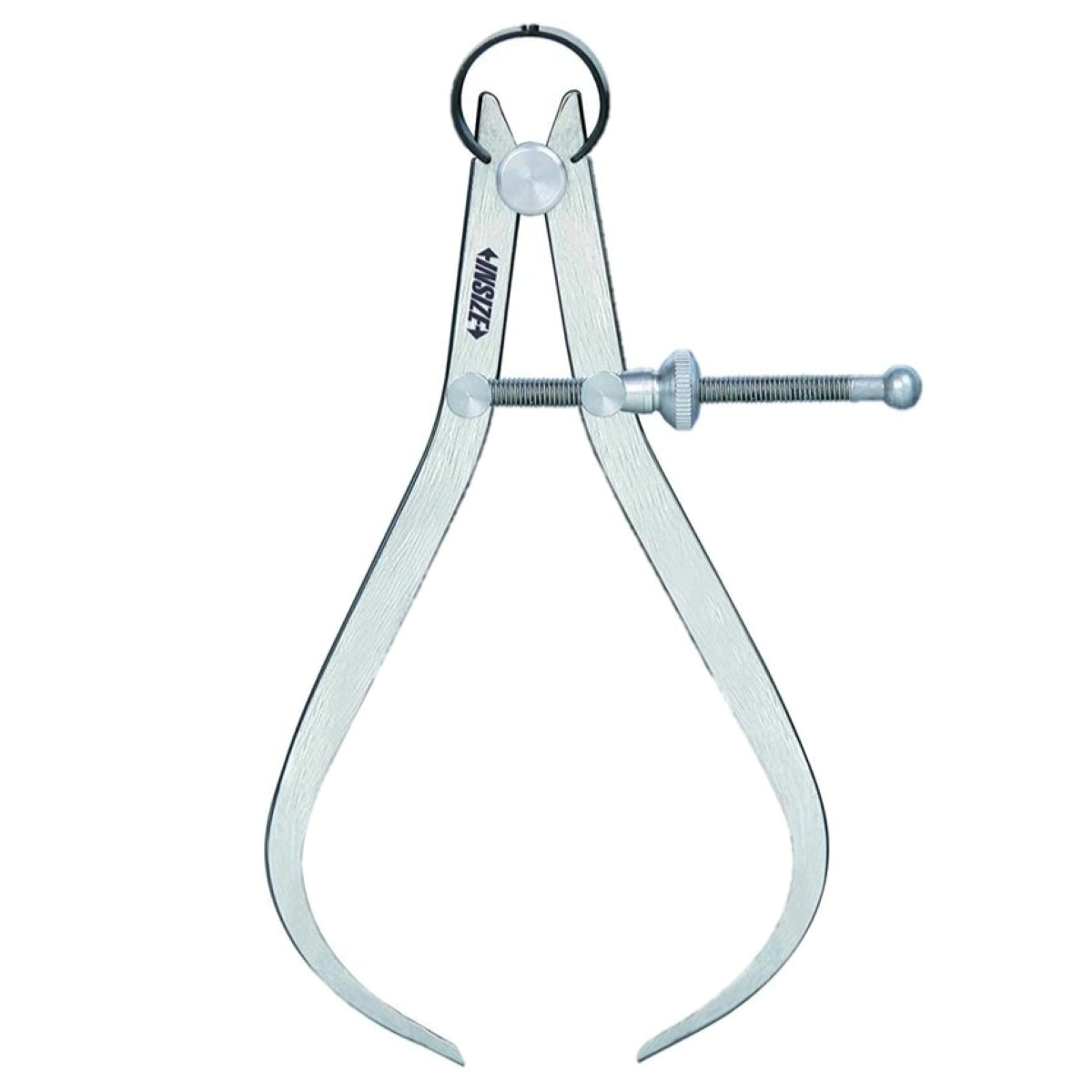 Compás de exteriores Insize de 200 mm (8 pulgadas) fabricado en acero para medición precisa de diámetros externos.