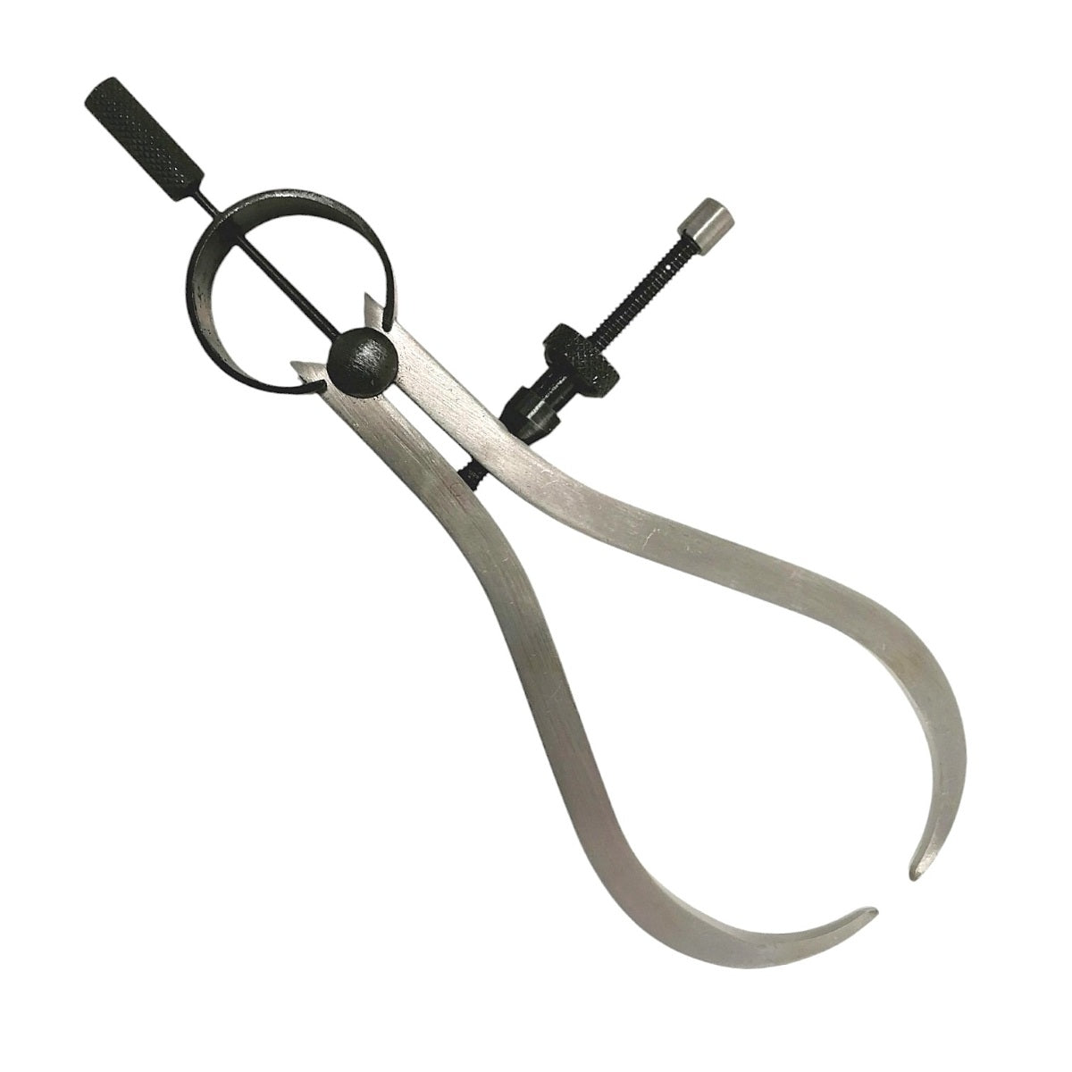 Compás para exteriores Weston de 4 pulgadas en acero para medición de diámetros externos.