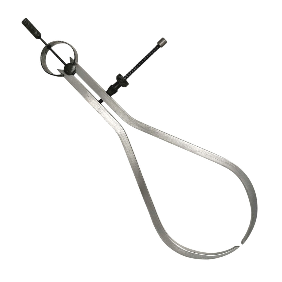 Compás para exteriores Weston de 8 pulgadas en acero para medición de diámetros externos.