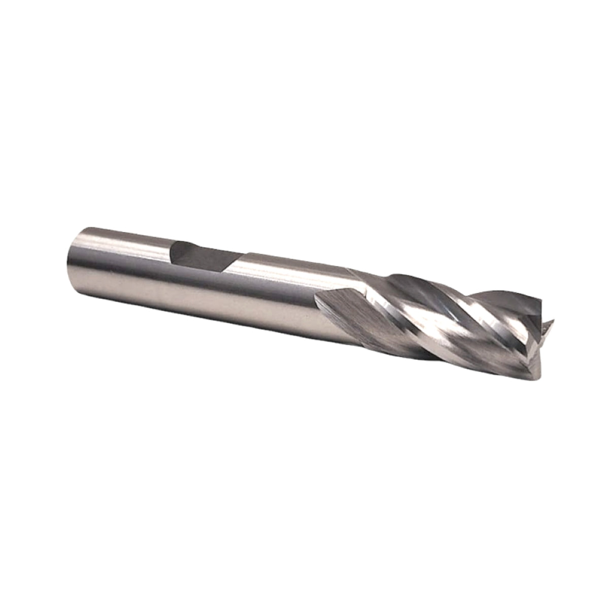 Cortador vertical marca Weston 10mm 4 filos HSS para fresado de metales.