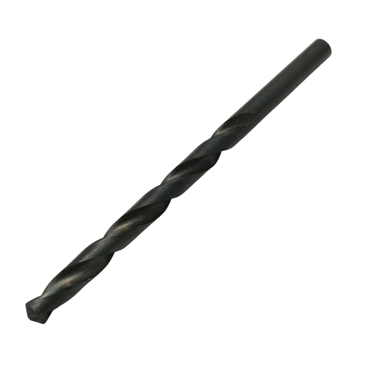Broca para taladro Greenfield de 3/16 de pulgada de diámetro, fabricada en acero de alta velocidad HSS, con acabado brillante para uso en metales ferrosos.