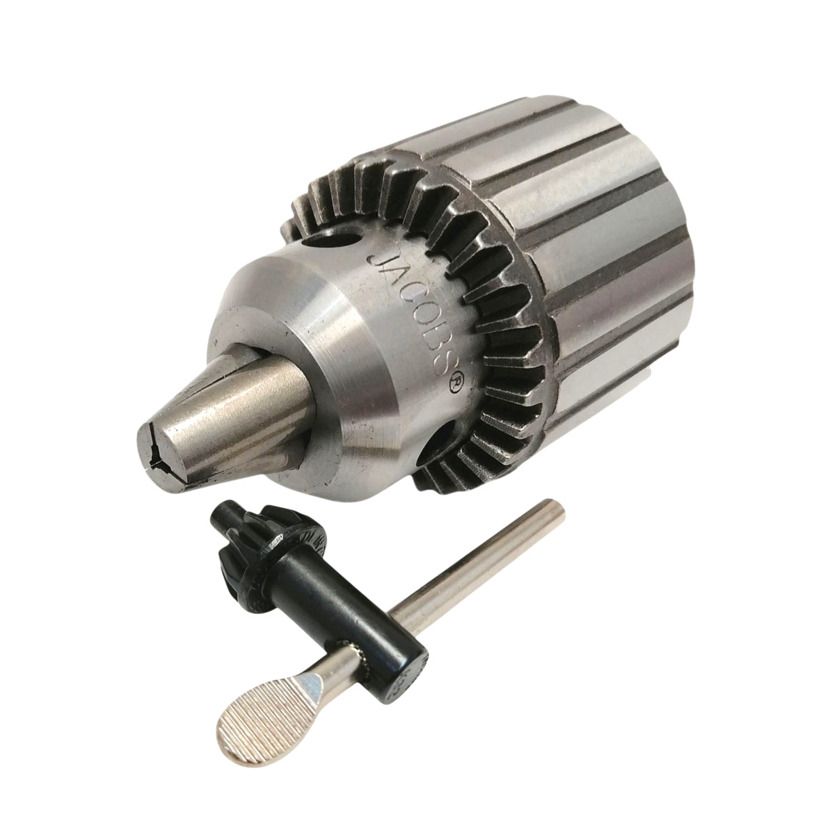 Broquero 1/2" J33 con llave k32 de sujeción cónica. Herramienta para CNC, fresadora y torno