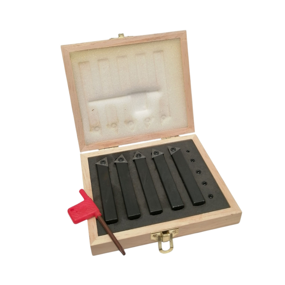 Juego de porta inserto 1/2" con inserto TCMT32.51. Herramienta para torno y fresadora. Todo para torno y fresadora