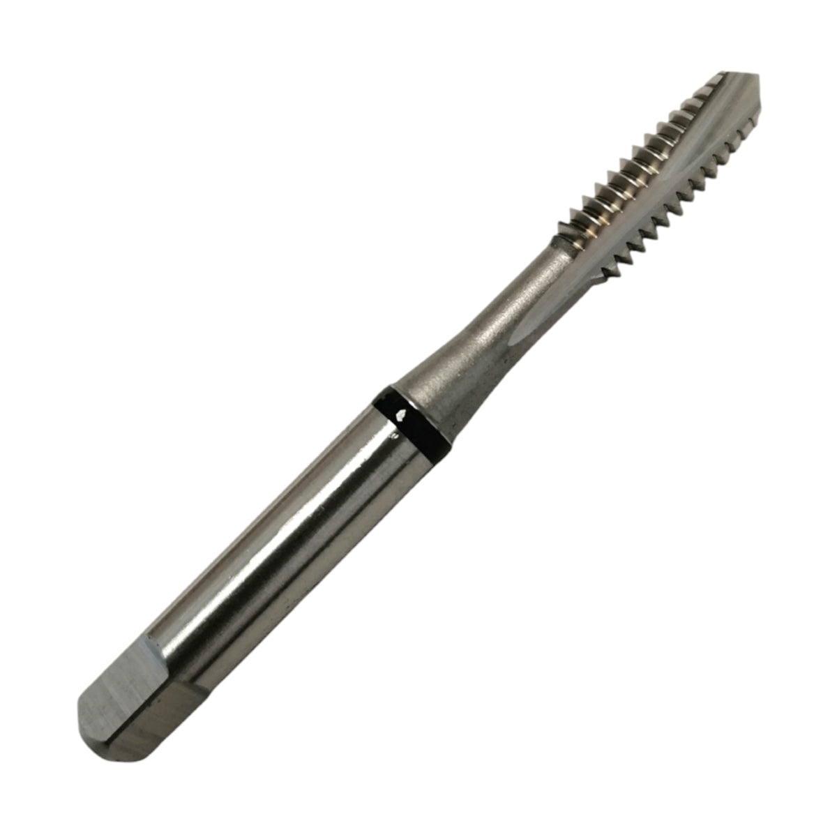 Machuelo de acero cobalto HSS-E YG-1 medida 1/4 pulgada - 20 (UNC) con punta tipo Gun para expulsión frontal de viruta.