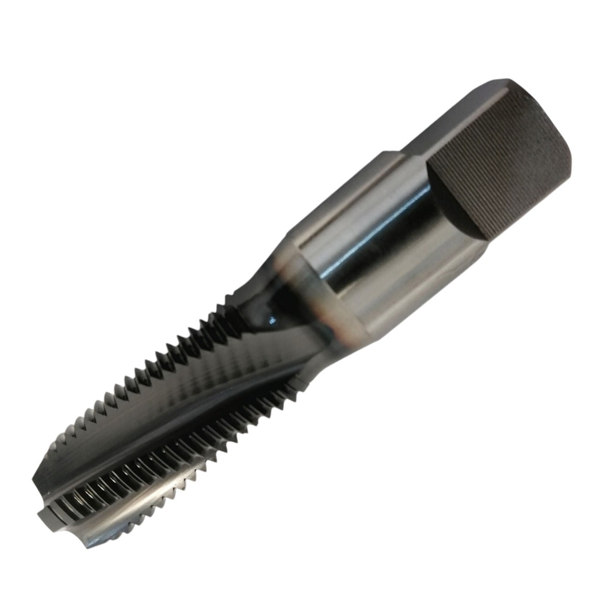 Machuelo de flauta en espiral marca YG-1 para rosca NPT de 1/4-18, ideal para aplicaciones industriales de alta precisión.
