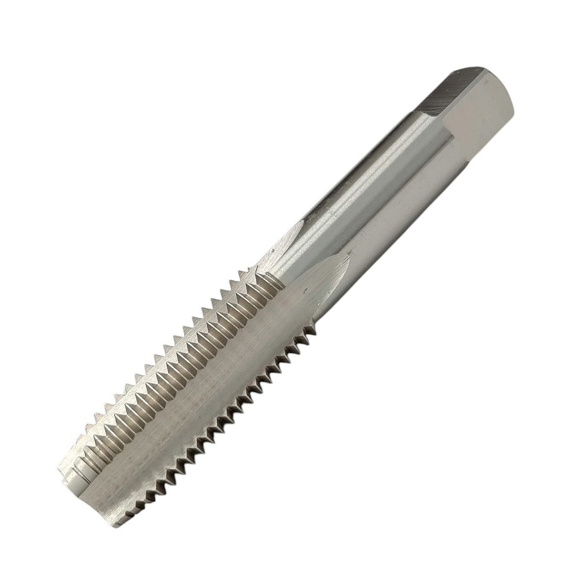 Machuelo semicónico milimétrico Fenes M20 con paso de 2.5 mm fabricado en acero de alta velocidad para roscado industrial.
