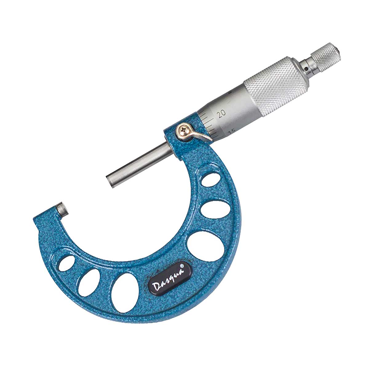 Micrómetro para medir exteriores marca Dasqua. Herramienta de medición