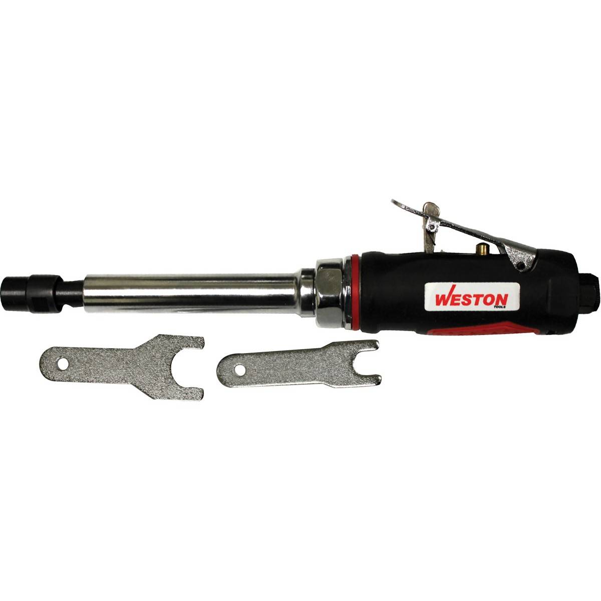 Mototool neumático con extensión 1/4" ideal para desbaste, corte y pulido de metales