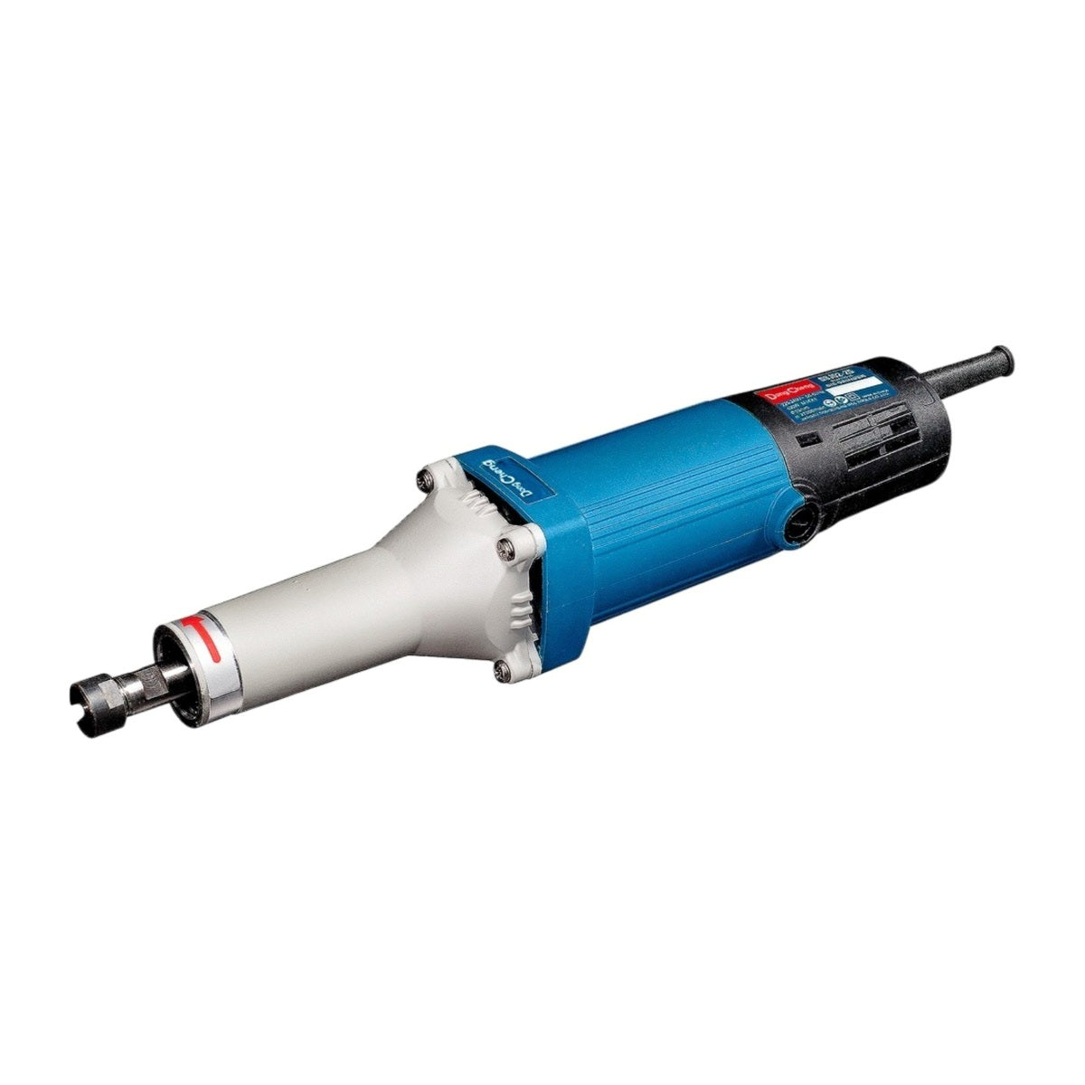 Rectificadora de matriz Dong Cheng de 400W con mordaza de 1/4 de pulgada, herramienta compacta para pulido y desbaste de metales a 27,000 RPM.