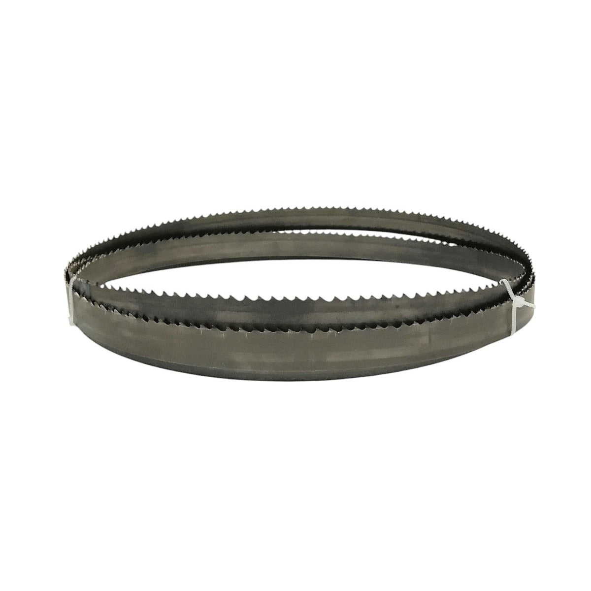 Hoja de sierra cinta bimetálica Pebas de 93 pulgadas de longitud, 3/4 de pulgada de ancho y paso variable de 4-6 DPP para cortes pesados.