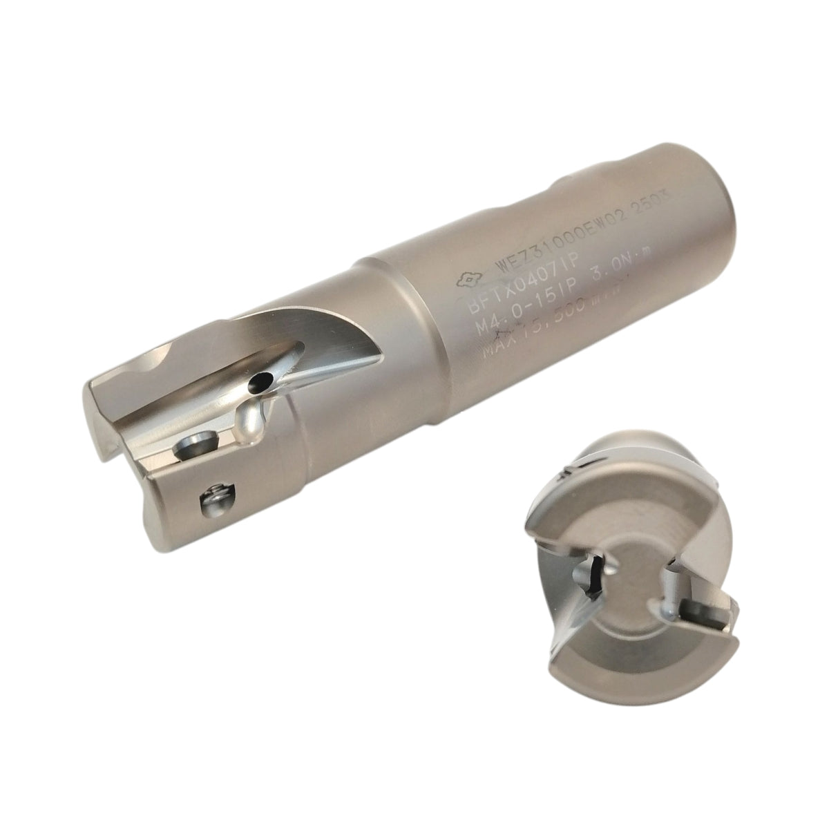 Porta inserto 1" 2 filos para insertos de carburo AOMT. Herramienta para fresadora y torno