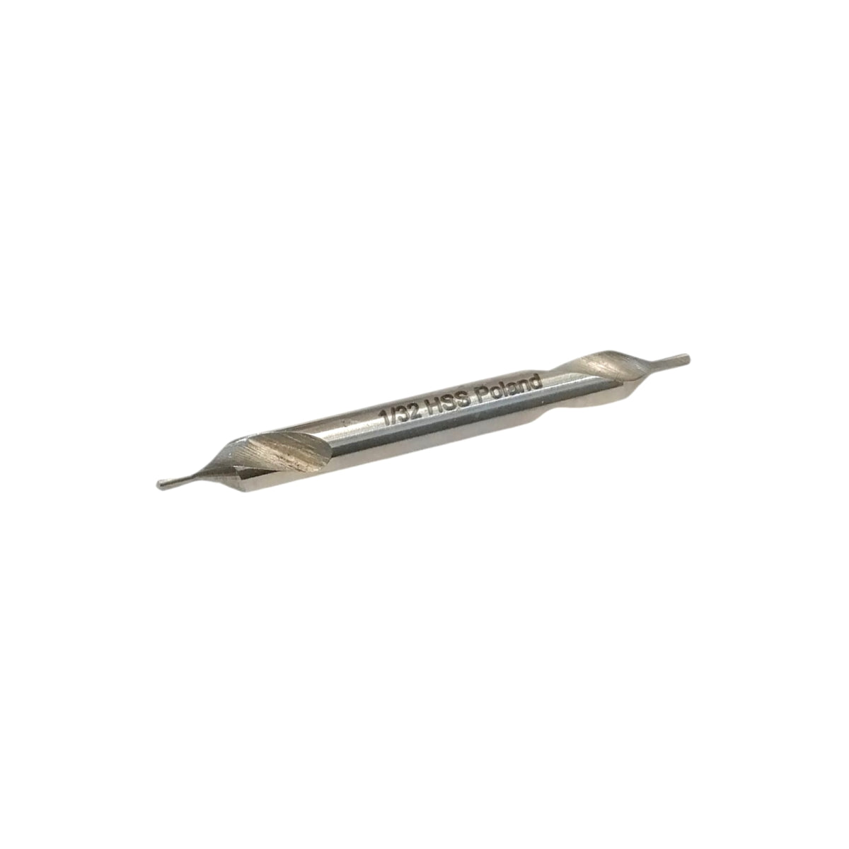 Broca de centro #0 tipo plana en acero de alta velocidad (HSS)