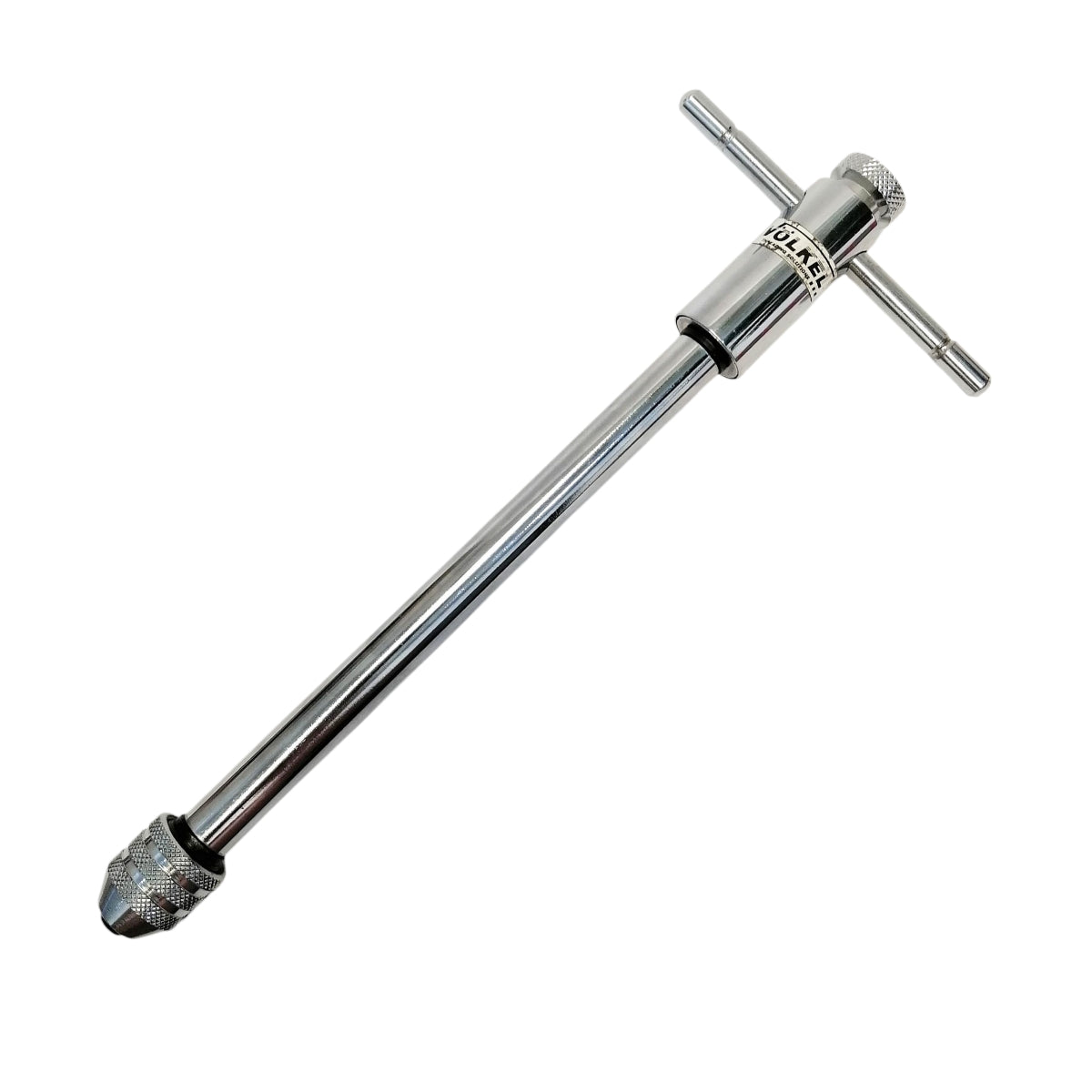 Maneral para machuelo tipo T de 1/8 x 250 mm marca Volkel. Roscado