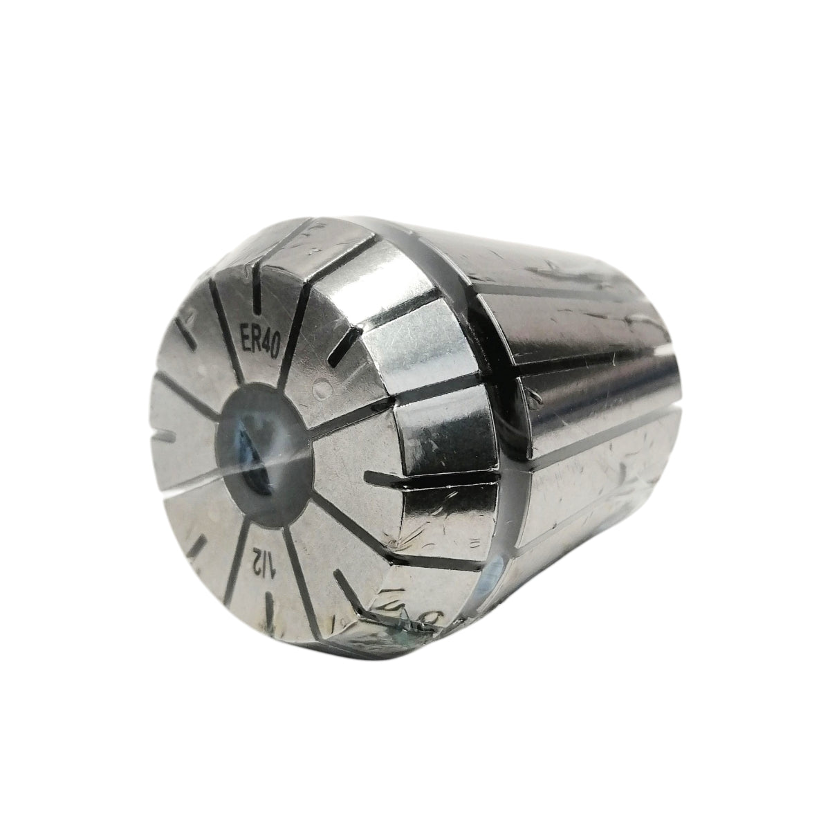 Boquilla de sujeción Weston ER40 de 1/2 pulgada, fabricada en acero templado rectificado para alta precisión en procesos de fresado y CNC