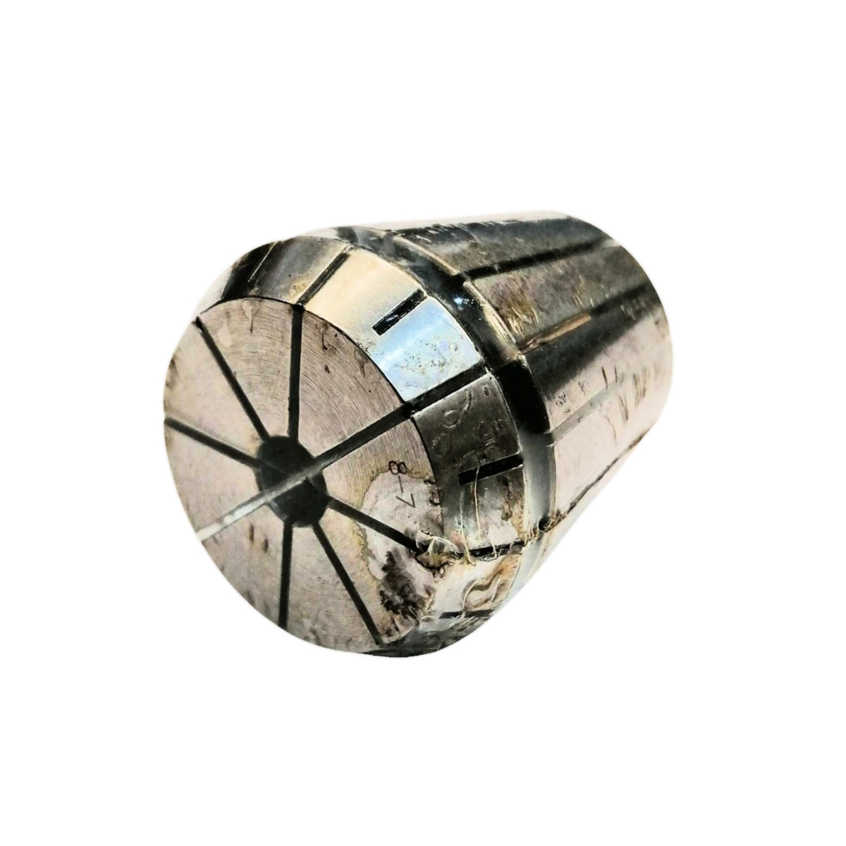 Boquilla de sujeción Weston ER40 de 3/8 de pulgada, fabricada en acero elástico de alta precisión para sujeción de herramientas de corte en fresadoras.