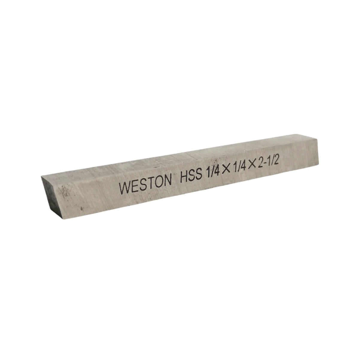 Buril Weston HSS de 1/4 x 2-1/2 pulgadas para desbaste y acabado en metales.