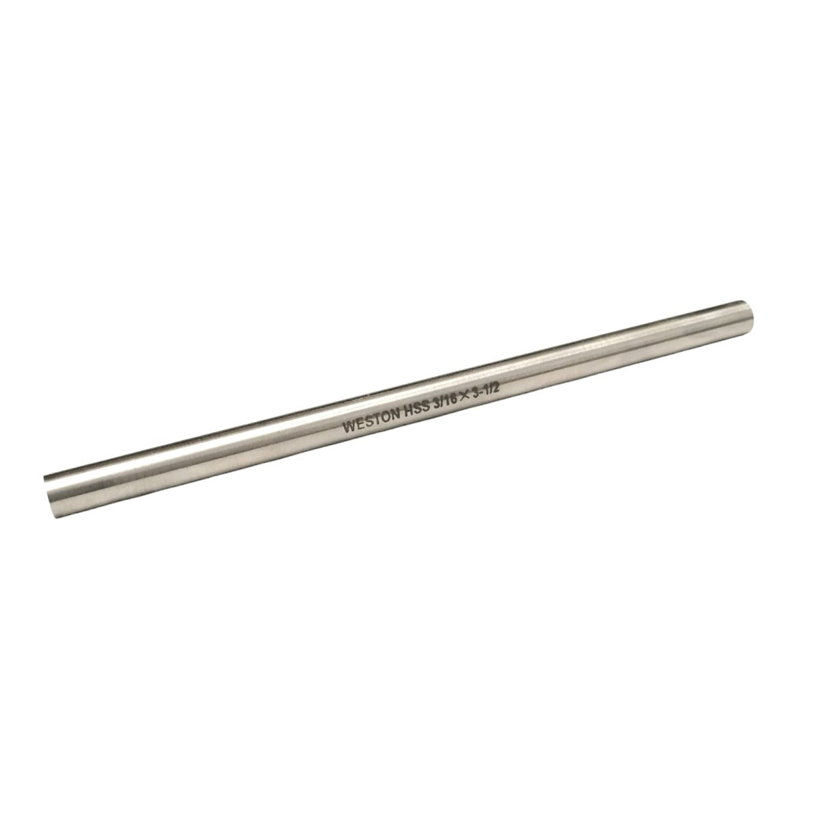 Buril Weston HSS redondo 3/16 x 3-1/2, acero de alta velocidad, para torneado y fabricación de herramienta