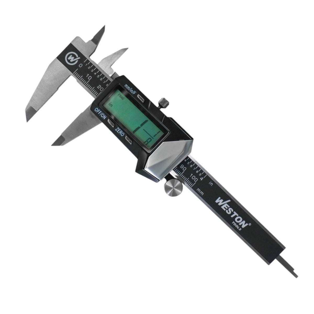 Calibrador vernier digital 4" mini en acero inoxidable para medición