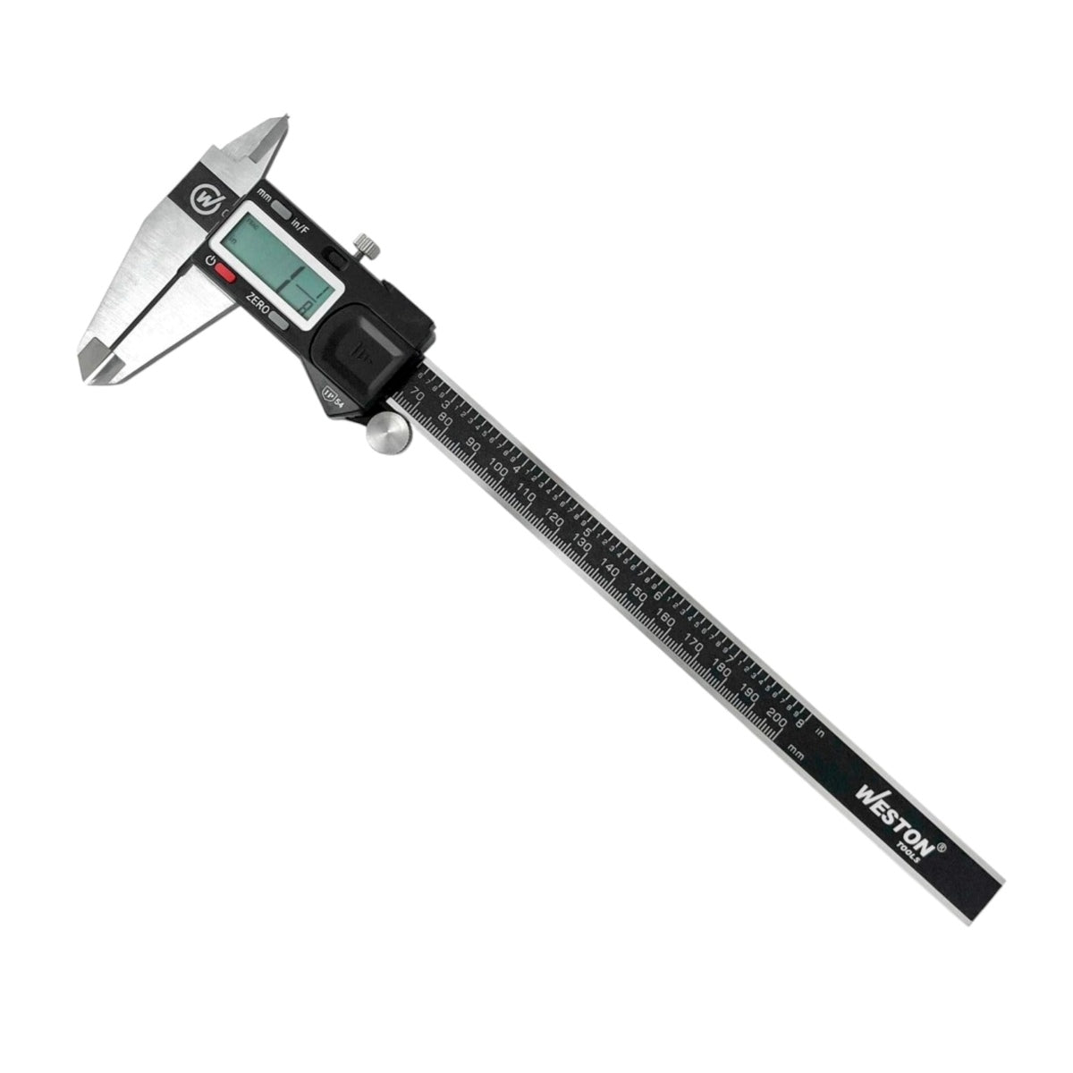 Calibrador digital Weston IP54 de 8 pulgadas resistente a salpicaduras y polvo