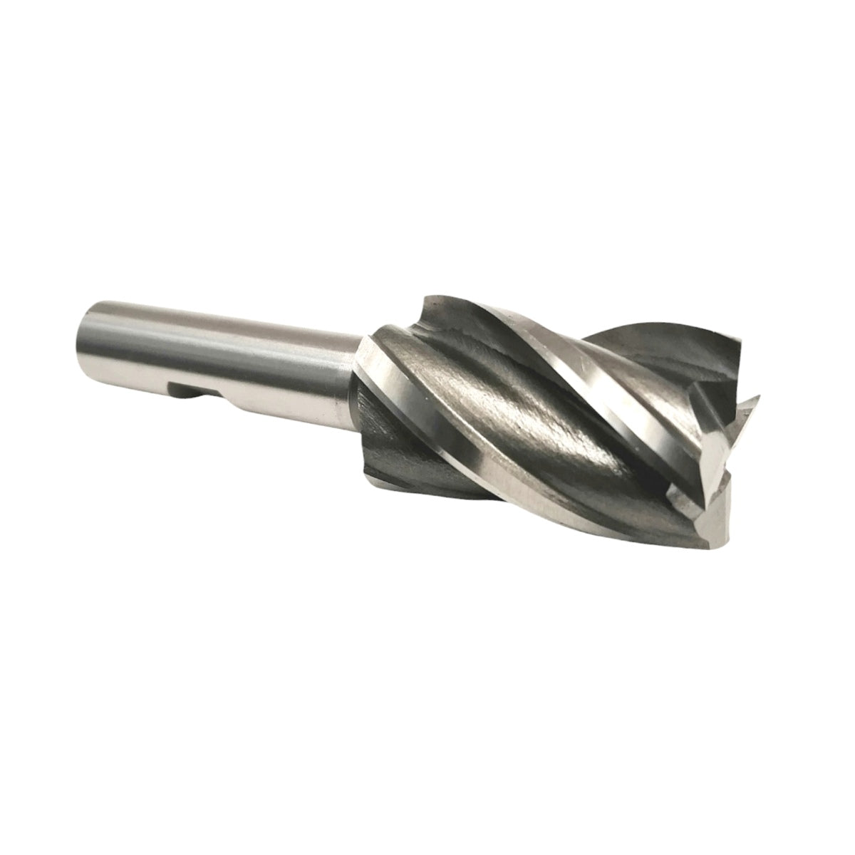 Cortador vertical de 4 filos marca Weston HSS de 1 pulgada con zanco reducido de 1/2.