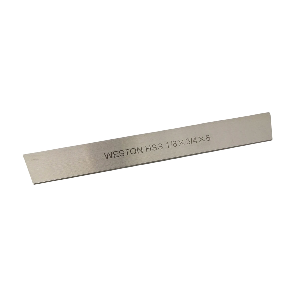 Cuchilla de torno WESTON de acero de alta velocidad (HSS) con medidas 1/8 x 3/4 x 6, para corte y tronzado en torno