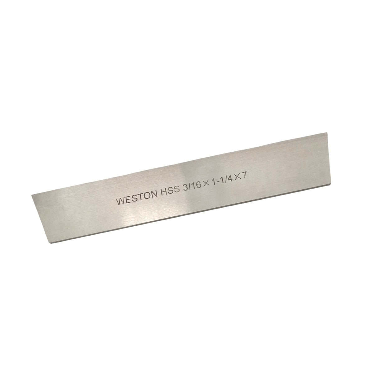 Cuchilla de torno WESTON de acero de alta velocidad (HSS) con medidas 3/16 x 1-1/4 x 7"
