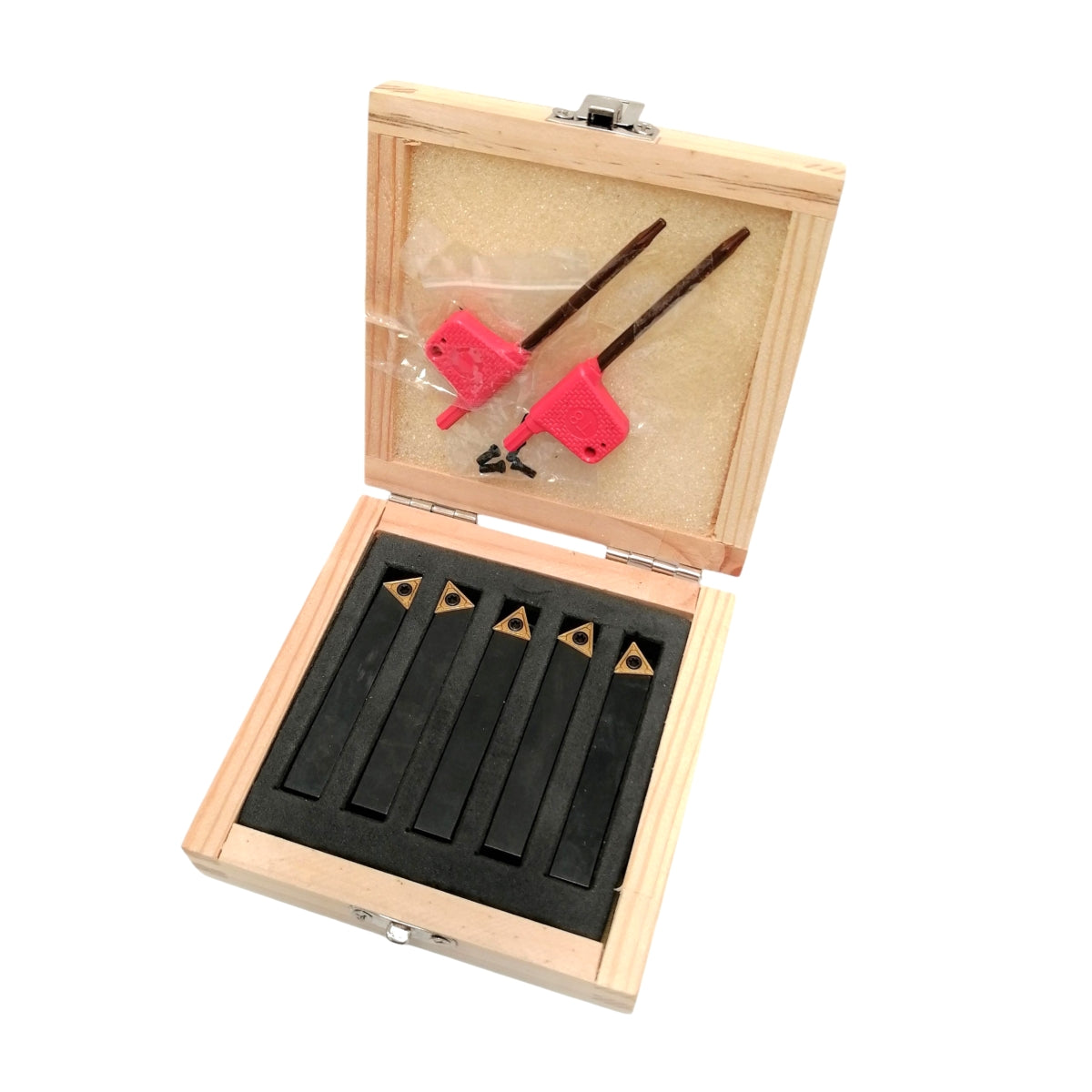 Juego de porta inserto 3/8" con inserto de carburo TCMT21.51. Herramientas para torno. Herramientas para fresadora. Todo para torno y fresadora