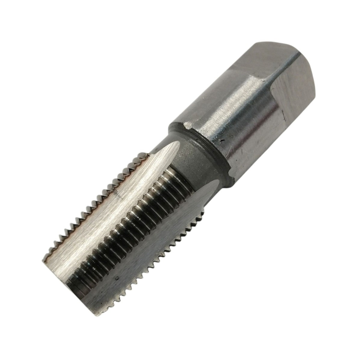 Machuelo NPT 1/4 pulgada y 18 hilos para roscas cónicas estándar en instalaciones hidráulicas. Herramienta Weston