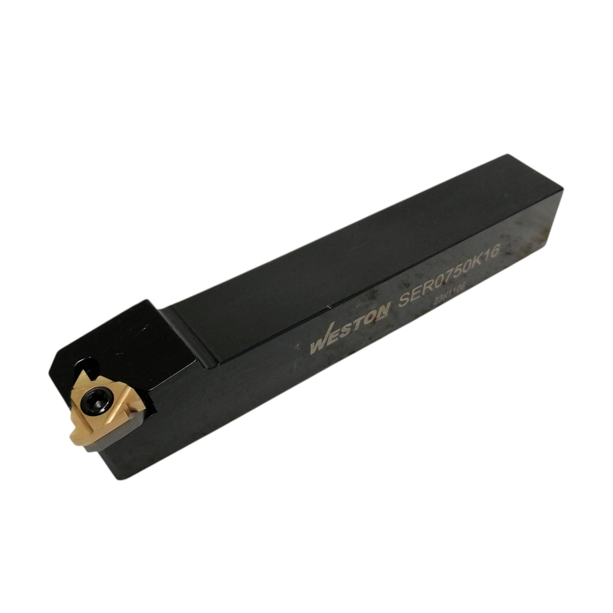 Porta inserto para roscado exterior derecho para inserto de carburo ER16 3/4". Herramientas para torno. Herramientas para fresadora.