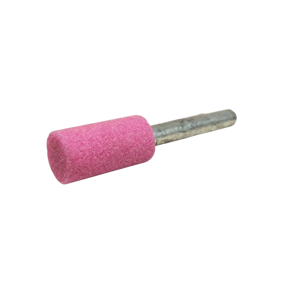 Punta montada Weston rosa tipo W-187, 1/2" x 1", de óxido de aluminio para desbaste y acabado de metales ferrosos y fundición.