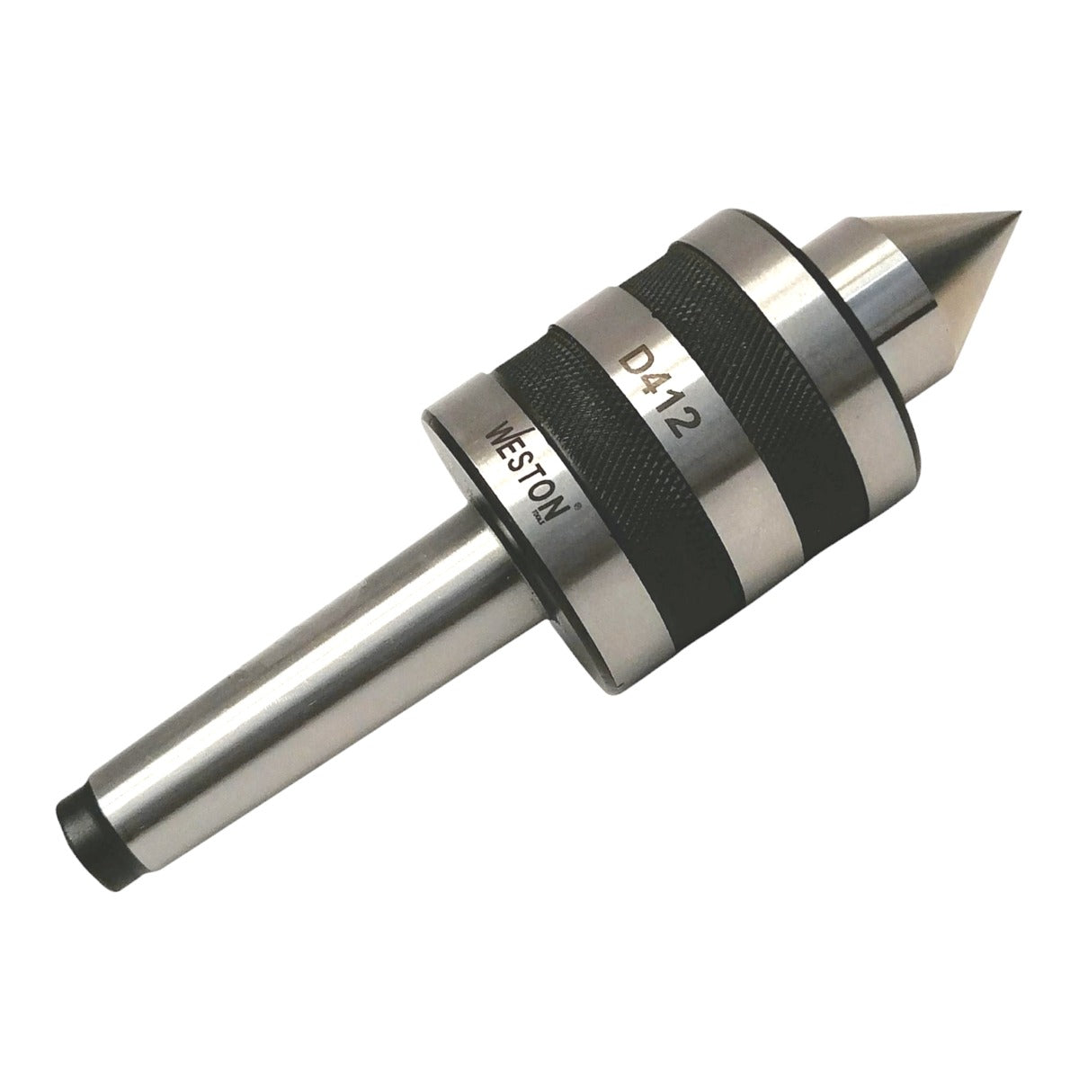 Punto giratorio con cono morse MT2 estándar para sujetar y centrar piezas en tornos convencionales y torno CNC