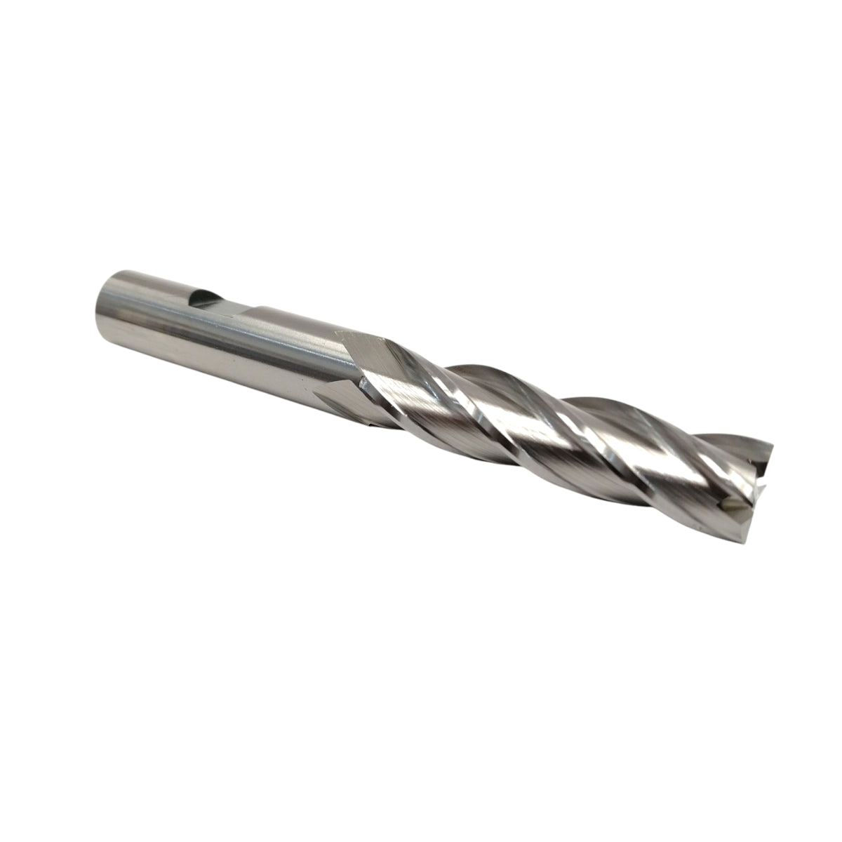 Cortador vertical alta velocidad largo 4 filos 5/8" para uso en fresadora, torno, maquinaria CNC. Herramienta de corte