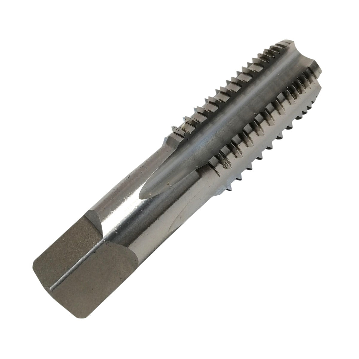 Machuelo YG-1 NPT de diente interrumpido, 1/2"-14, de acero de alta velocidad, para roscado en tubería y materiales difíciles