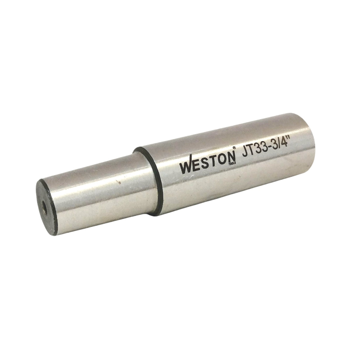 Zanco recto para broquero con 3/4 JT33, fabricado en acero, ideal para uso como adaptador de broquero.