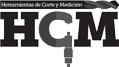 Logo de herramientas de corte y medicion